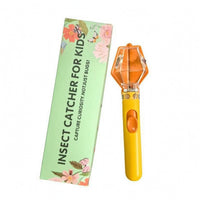 Cylindrical Handle Claw Catcher Transparent Kids Bug Catcher Button-Operated Observation Tool Child-Friendly