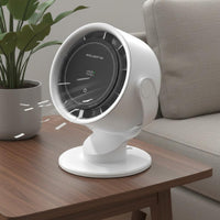 100 Speed Settings USB Desk Fan Rechargeable Mini Desktop Fan Quiet Operation Air Circulator Type-C Charging for Office Workers, Students, Travel, Bedroom, Dorm Room
