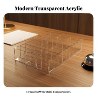 Hotel Key Card Box Transparent Design Acrylic Card Holder Long-Lasting