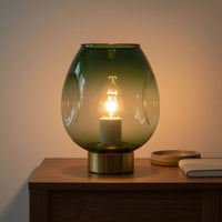 Transparent Blown Glass Shade Simple Design Globe Lampshade Replacement High Light Transmittance for Indoor, Home Decor