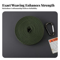 Thickened Design Utility Strap Roll Heavy-Duty Carand Go Strap High-Strength Fastening Equipment Wear-Resistant for Truck Owners, Warehouse Workers, Moving, Vehicle Recovery, Camping, Boating
