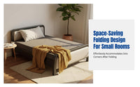 Folding Bed, Four-Fold Design, Portable, Hard Board, Home, Small Space, Bedroom, New Model