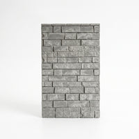 Textured Miniature Brick Wall Realistic Miniature Wall Panel Small Dollhouse Wainscoting Panel Rectangular for Hobbyists, Crafters, Diorama