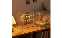 Display Case with Door See-Through Acrylic Box with Door Minimalist Toy Storage Box for Collectors