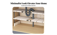 Extendable Under Sink Shelf Multipurpose Cabinet Storage Shelf Multifunctional Expandable Cabinet Shelf for Washroom, Office