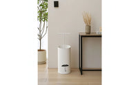 Cylindrical Umbrella Stand with Hanging Bar Modern Umbrella Storage Rack Slim Holder Elegant for Hallway, Foyer, Doorway