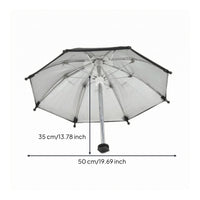 Camera Hot Shoe Umbrella Lightweight Camera with Hot Shoe Mount Reinforced Accessory for Outdoor Photographers