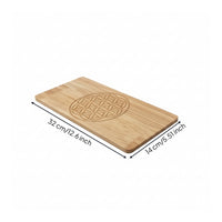 Double-Sided Wooden Acupressure Board Sturdy Board with Pyramidal Texture Minimalist Light for Yogis
