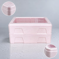 24L Food Grade EPP Insulated Cooler Box for Tiramisu Cake Ice Cream Outdoor Commercial Stall Refrigeration Car Use