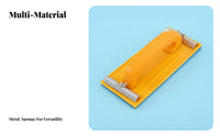 Sanding Paper Holder Portable Manual Sanding Block Lightweight Wall Polishing Tool for Carpenters, DIY Enthusiasts, Home Renovation, Workshop