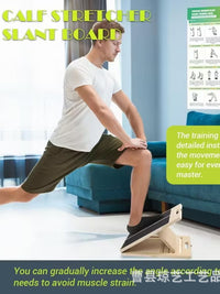 Adjustable Wooden Slant Board for Calf Training and Stretching