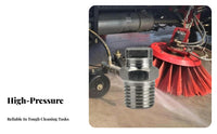 High Pressure Fan Nozzle Reduces Clogging Industrial Cleaning Nozzle Long Service Life for Dust Suppression, Car Washing