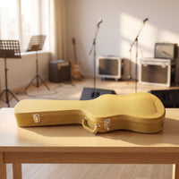 ST Guitar Case Contoured Sturdy-Encasement Guitar Case Shock-Resistant for Guitarists, Artists, Travel, Stage, Rehearsal Rooms