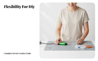 Cordless Handheld Mini Drill Multi-Purpose DIY Jewelry Drill Lightweight for Hobbyists, Beginners, Sanding, Home Workshop, Craft Room