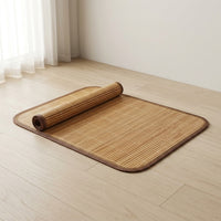 Pet Cooling Mat Double-Sided Rattan Bamboo Summer Pad for Cats and Dogs