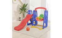 Young Child Slide and Swing Set Complete Slide and Swing Set Stable Indoor Playground for Little Ones, Kids, Playroom, Daycare, Nursery