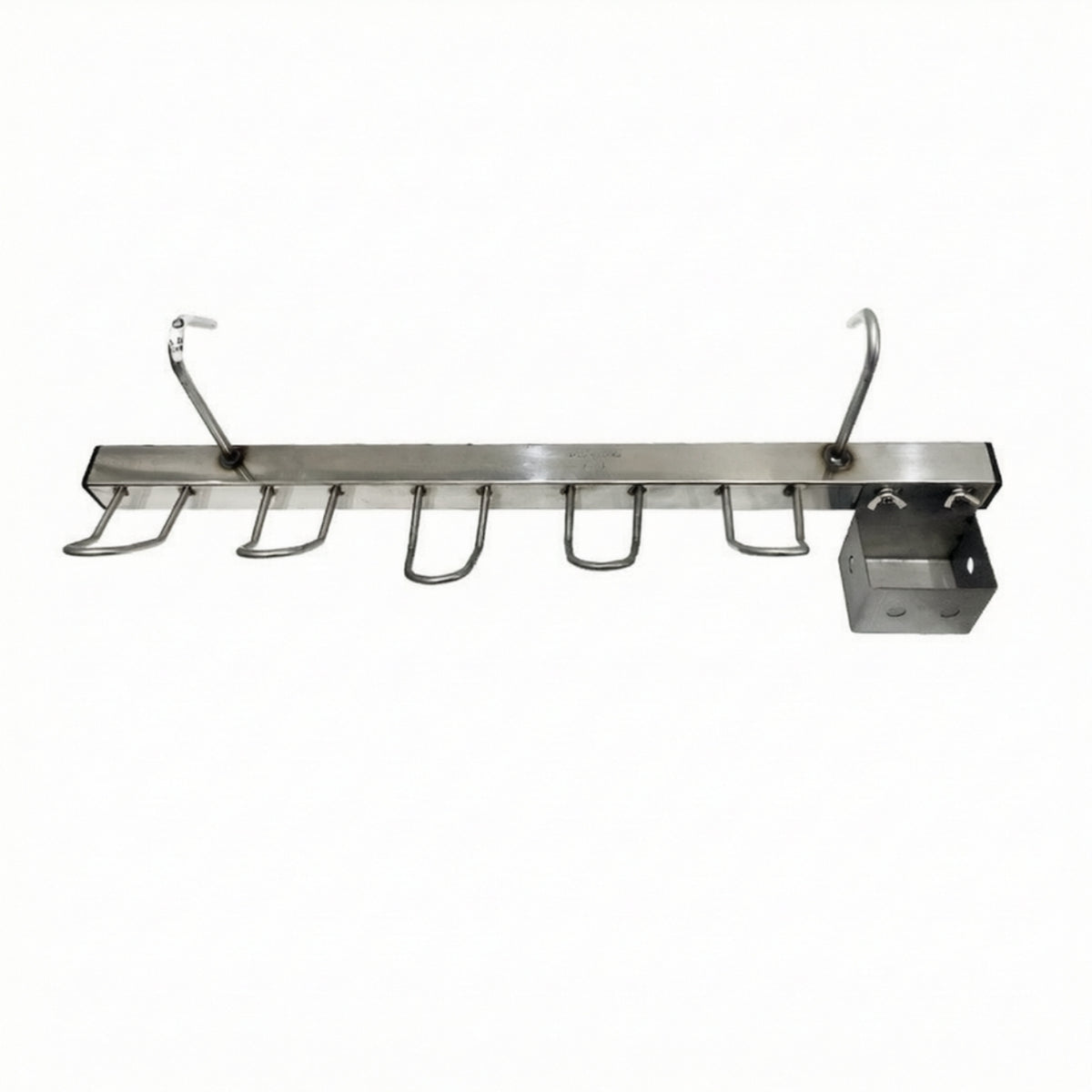 Heavy-Duty Metal Hanging Pig Frame Welded Pig Hanger with Hooks Wall-Mounted Hardware for Slaughterhouse