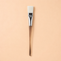 Facial Brush for Skincare Routine, Cosmetic with Long Handle for Mixing Masks, Soft Bristles for Treatment, 5.6-6.7 Inch