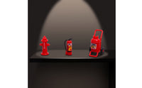 3 Pieces Realistic Miniature Fire Fighting Set Molded Dollhouse Fire Suppression Device Sturdy Dollhouse Accessory Sturdy for Collectors