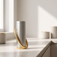 Condiment Jar with Lid Small Cylindrical Seasoning Container Modern for Dining Table