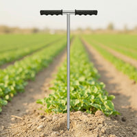 Soil Probes Rod with T-Handle Stainless Steel Rust-Resistant Septic Subsurface Detection Tool for Landscapers