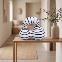 Abstract Sculpture Sculptural Geometric Ornament Contemporary Resin Statue for Entryway, Office, Home