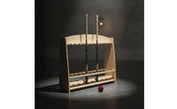 Freestanding Billiard Cue Rack Organizer Space-Saving Furniture Sturdy for Game Rooms