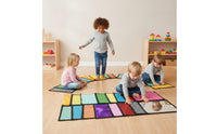 16 Pieces Textured Tactile Sensory Panels Multi-Texture Tactile Sensory Mats Fidgeting Easy to Clean for Toddlers, Kids, Autistic Children, Classroom, Playroom, Therapeutic Therapy Center