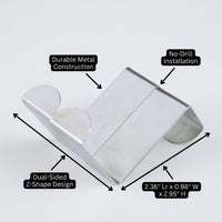 Hanging Hook for Over the Door, Coat and Storage Organization, Metal for Students in a Dorm Room