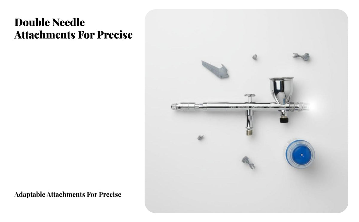 Precision Nozzle weigPrecision & Control-Driven-fedFeed Airbrush Kit doubleAction Trigger weigPrecision & Control-Driven-fedFeed Airbrush Multi-Purpose Hobby Tool Interchangeable Needle Caps for Hobbyists, Artists, Professionals, Painting, Crafting