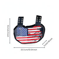 Football Back Protector Impact-Absorbing Football Backplate Lightweight Pad for Adults