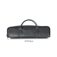 Flute Carrying Case Hard-Shell Flute Case Zippered for Rehearsals