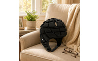 Segmented Soft Shell Helmet Adjustable Fit Padded Head Guard Ear Cutouts uncoveredFace Helmet Chin Strap