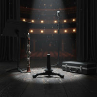 Tripod with Padded Support Lightweight Foldable Instrument Stand Sturdy Wind Instrument Stand, for Practice Room