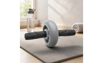 Fitness Roller Compact Exercise Wheel Stable Abdominal Roller for Home Workout
