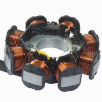 Copper-Wound Magneto Ignition Stator Replacement Motorcycle Stator Electrical Magneto Coil Compatible for DIY Riders, Engine Maintenance