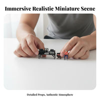 1:64 Scale Film Director Set Collectible 1:64 Scale People Figurine Miniature Movie Filmmaker Miniature Scene Kit Photography
