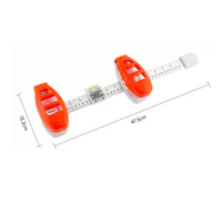 Adjustable Clamps Hanging and Positioning Ruler Printed Measurement Markings Picture Hanging Ruler Handheld Wall Art Aligner Allall-in-All-in-One-Piece