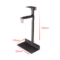Adjustable Under Desk Computer Case Mount Space-Saving Under-Desk Central Processing Unit Mount Heavy-Duty Computer Case Hanger Solid Steel for Office Workers, Gamers