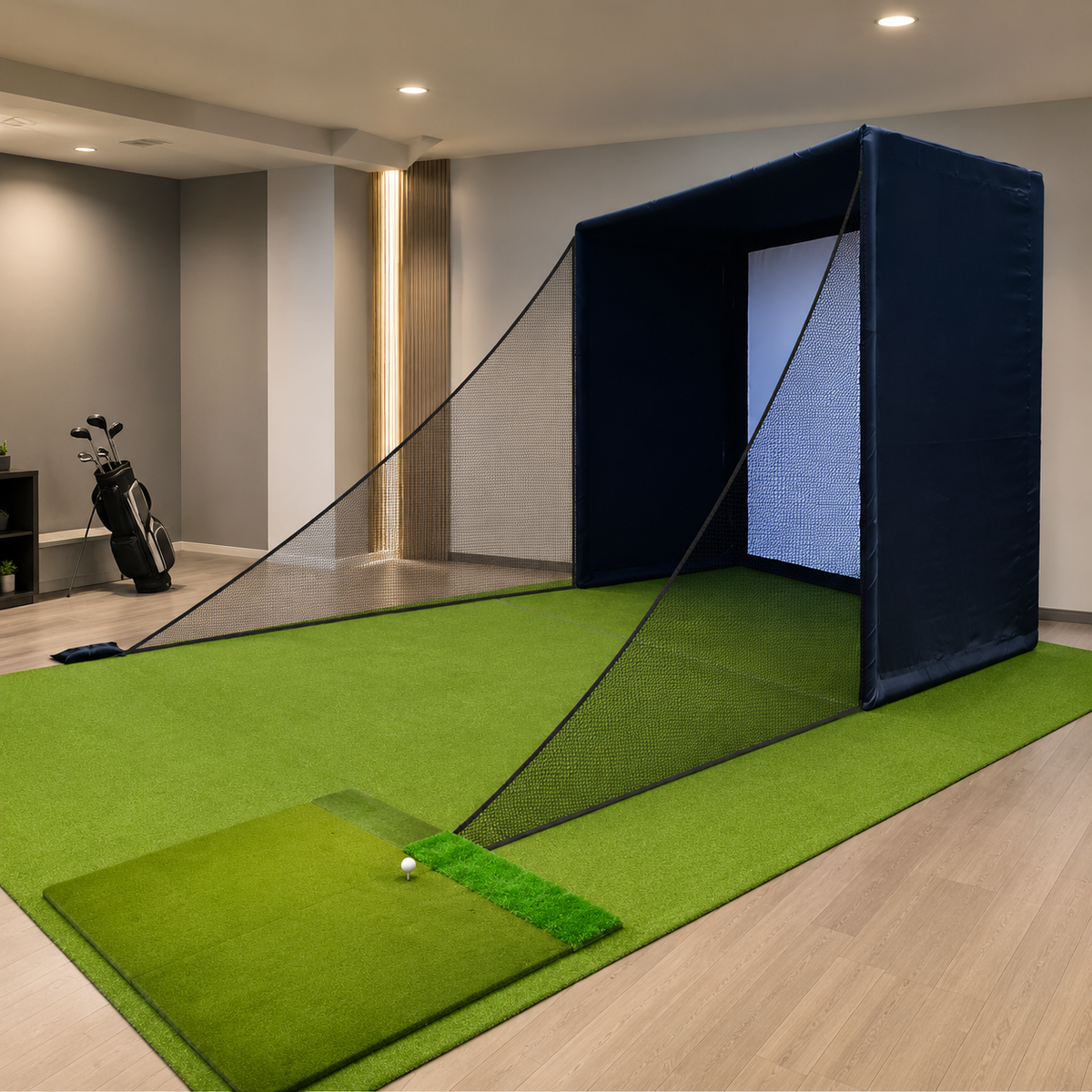 golf simulator enclosure