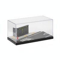 1/64 Car Model Toy Showcase Box Transparent 1:64 Display Box for Collectors, Desk