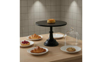 Nordic Design Pedestal Cake Stand Elegant Design Round Dessert Pedestal Multi-Functional High Foot Cake Tray for Wedding, Afternoon Tea, Party
