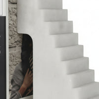 Geometric Bookends Modern Arched Bookend Aesthetic for Desk, Office