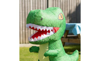 Automatic Inflation RC Dinosaur Toy Roaring Sound Wireless Control Dinosaur Toy 360° Rotation for Children