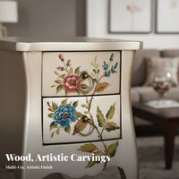 traditional USA-inspired Design Square Table with Drawer and Shelf Vintage design & aesthetic Bedside Cabinet with Drawers Multi-Functional Household Furniture Rustic Wood Grain for homeowners, Students, Bedroom, Study, Hallway