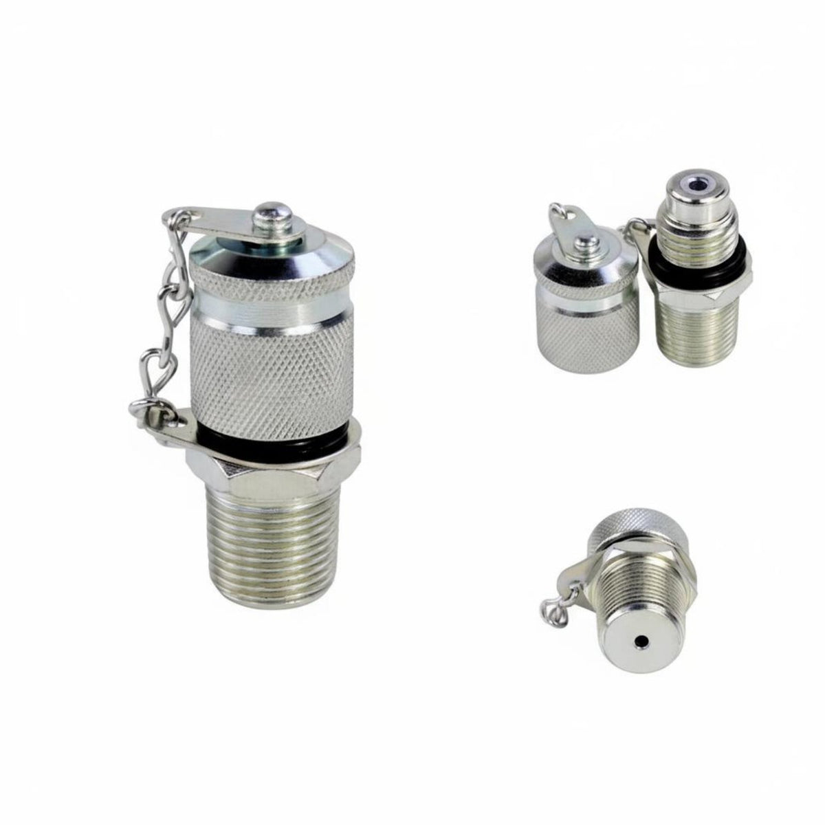 Leak-Proof Seal Hydraulic Pressure Test Point Factory Direct Supply High Pressure Test Fitting Galvanized Finish Hydraulic Measuring Point Adapter Sturdy Construction for Engineers, Agricultural Machinery