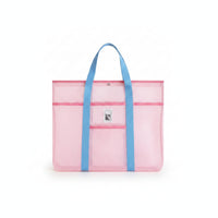 Lightweight Mesh Beach Tote Breathable Mesh Beach Bag Washable Foldable for Swimming Pool, Travel
