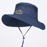 Fishing Bucket Hat with Face, Wide Brim Outdoor for Fishermen Protection for Activities, Adjustable Size