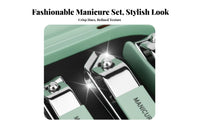 7 Pieces 7-Piece Grooming Tool Set Antianti-Scatter Design 7-Piece Nail Tool Kit Portable Individual Upkeep Accessories for Gentlemen, Wogentlemen