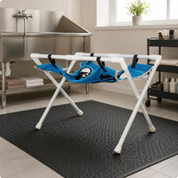 Pet Grooming Hammock Metal Pet Grooming Stable Rack Support System Animal Care Tool